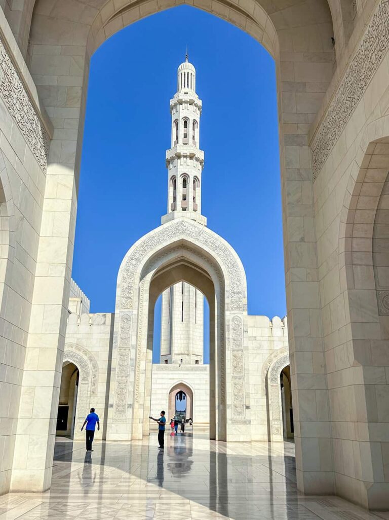 Moschee im Oman - Wüste und Meer im Oman