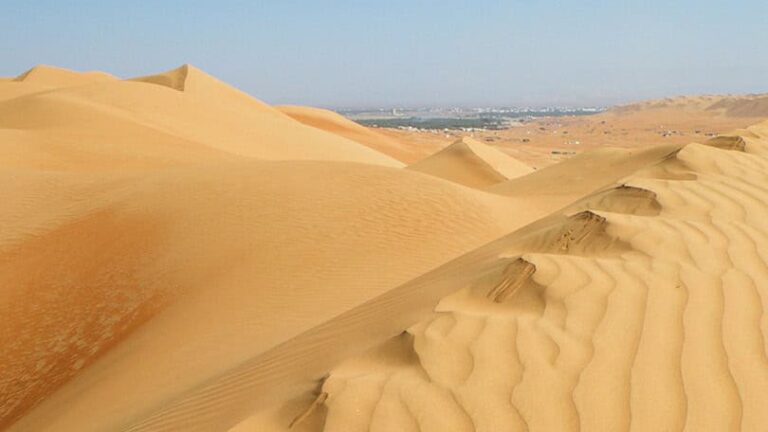 Wüste im Oman - Wüste und Meer im Oman