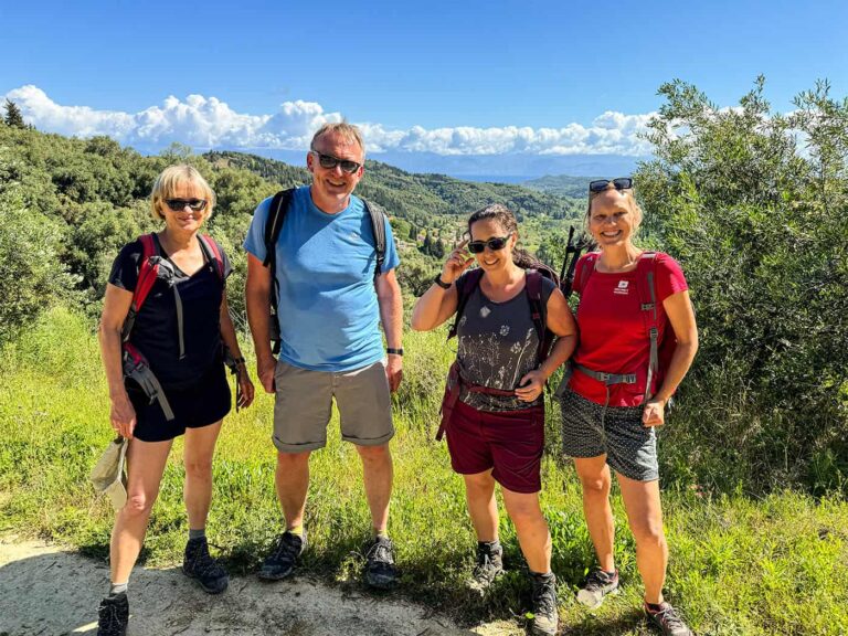 Weltweitwandern Korfu, Wandergruppe