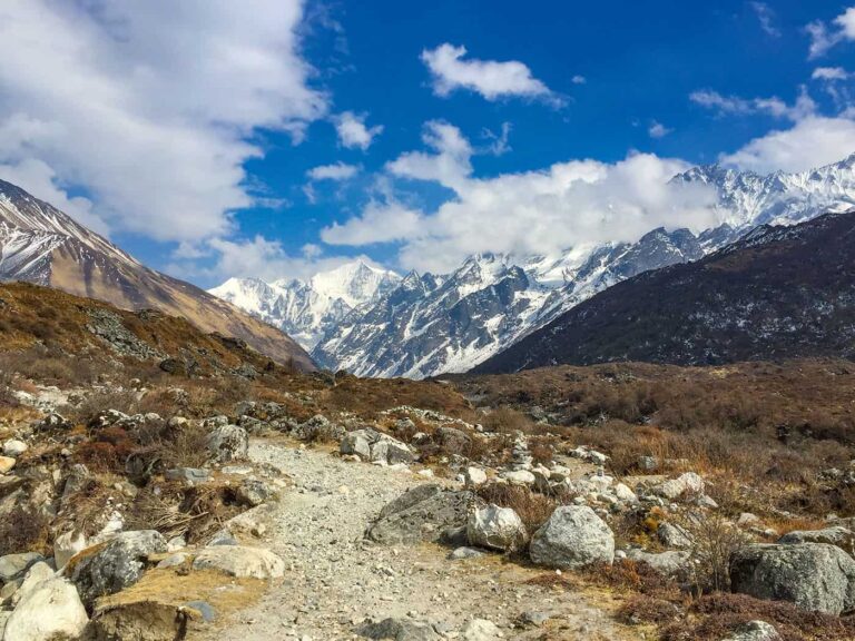 Wandern in Langtang, Nepal - Himalaya Gebirge