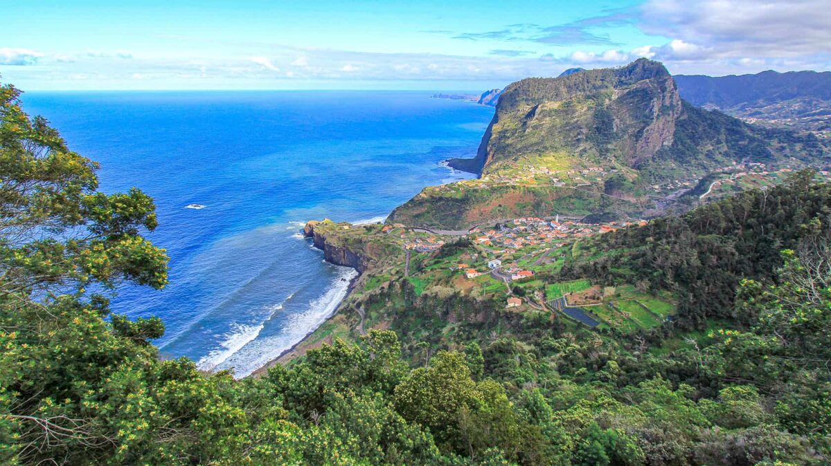 Madeira, Weltweitwandern Aussicht aufs Meer